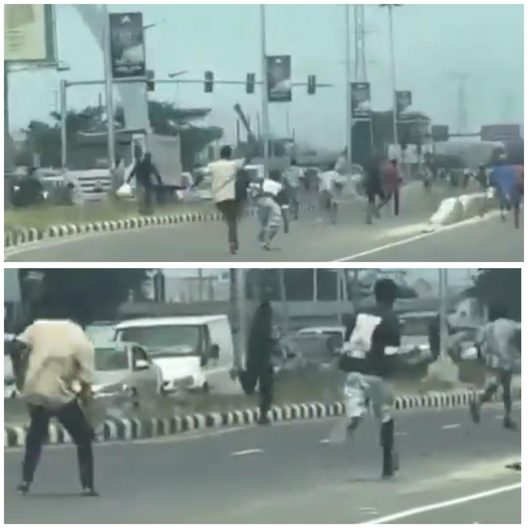 Police arrest hoodlums wielding machetes in viral Lekki video